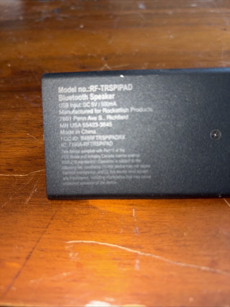 Rocketfish Bluetooth Speaker for Apple iPad and Tablets - RF-TRSPIPAD