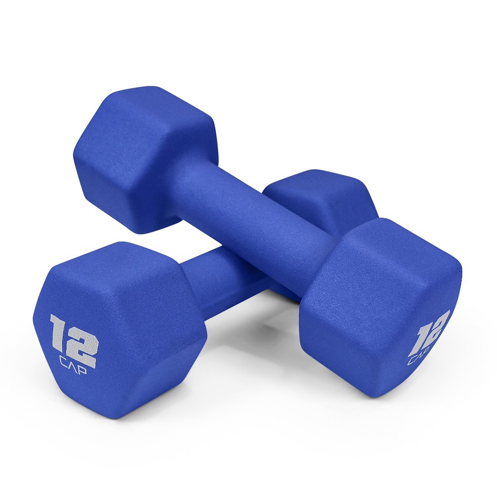 12lb Blue Neoprene Dumbbell, Pair