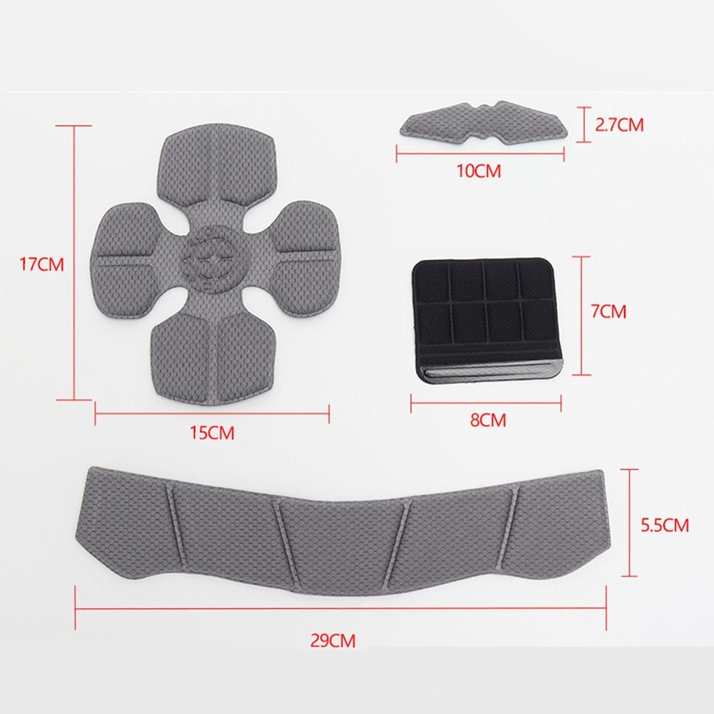 Helmet Inner Padding Pads Kit Breathable Easy to Install Practical Comfortable