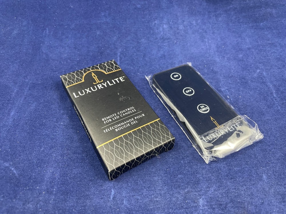 LuxuryLite Hand Held Remote Control for LED Candle Two Pack