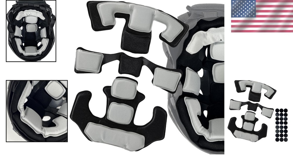 Universal Tactical Helmet Cushion Inserts - Lightweight and Easy to Install