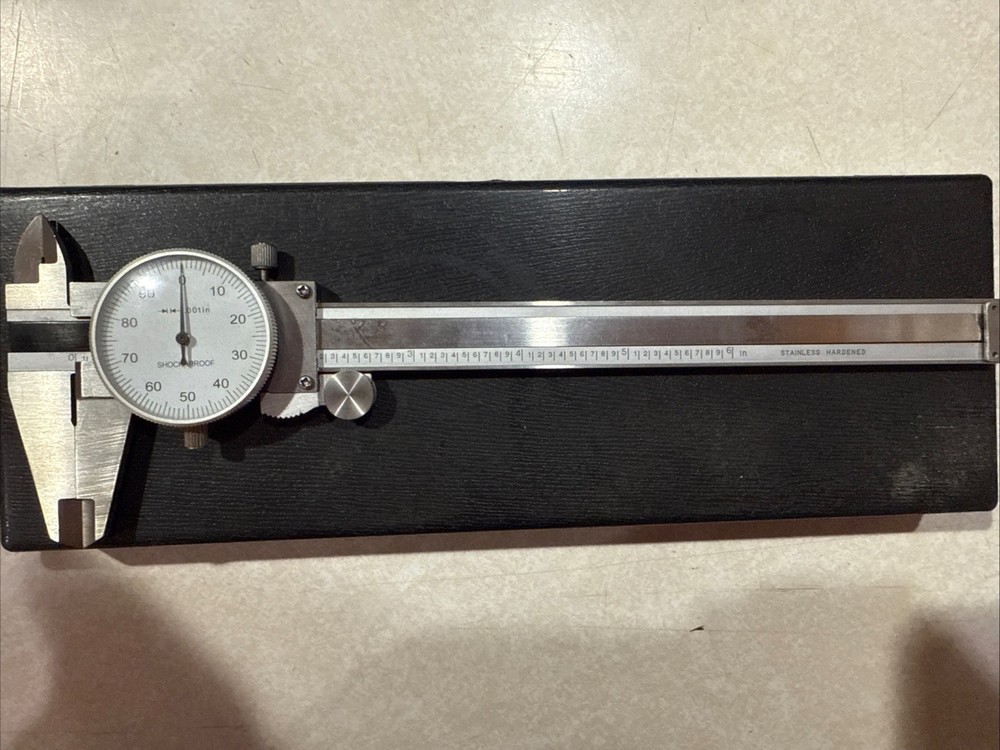 6” Dial Calipers .001 IN Stainless Hardened | Shock Proof