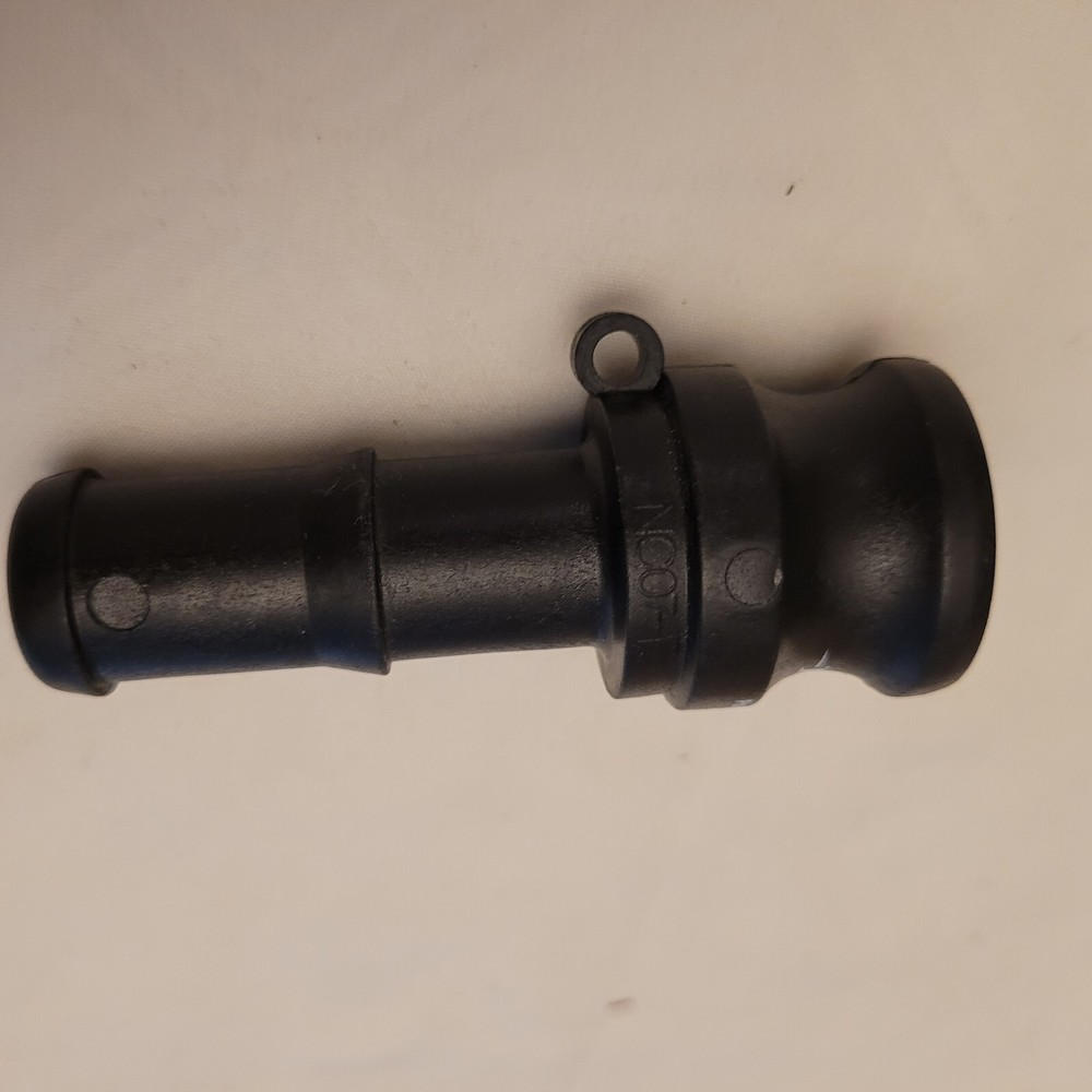 3/4" Type E Camlock Hose Shank x Male Adapter Poly Polypropylene Plastic Fitting