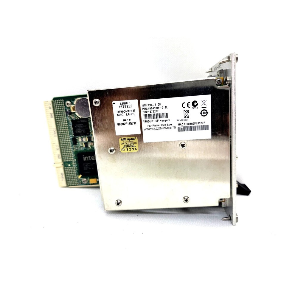 NI PXI-8108 Chassis With NI PXI-8108 Embedded Controller Installed