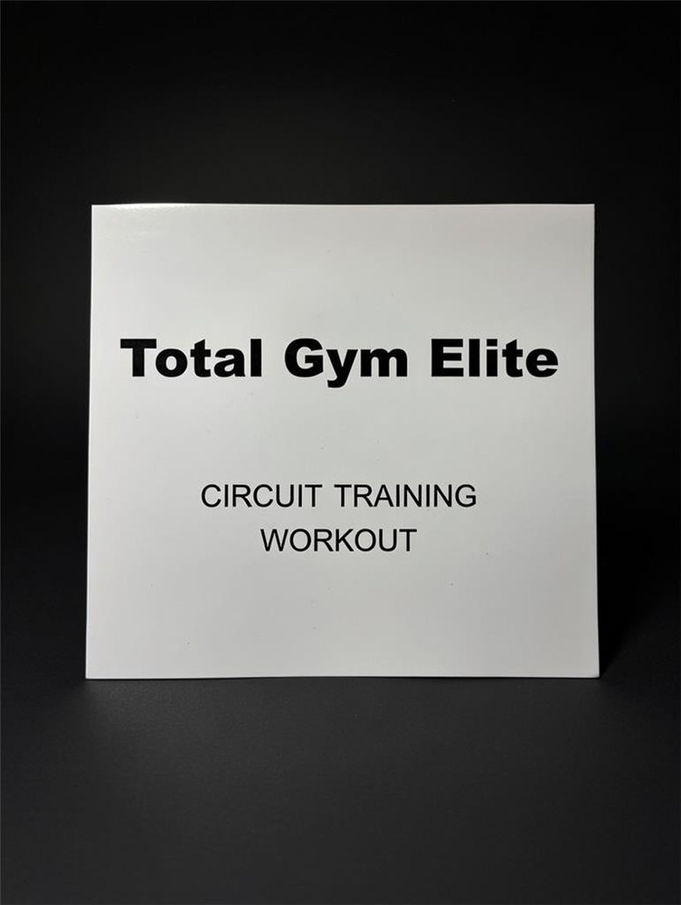 Total Gym Elite Circuit Training Workout DVD
