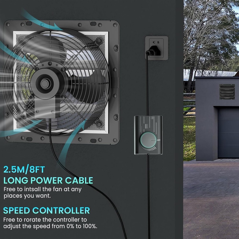 HG Power Shutter Exhaust Fan