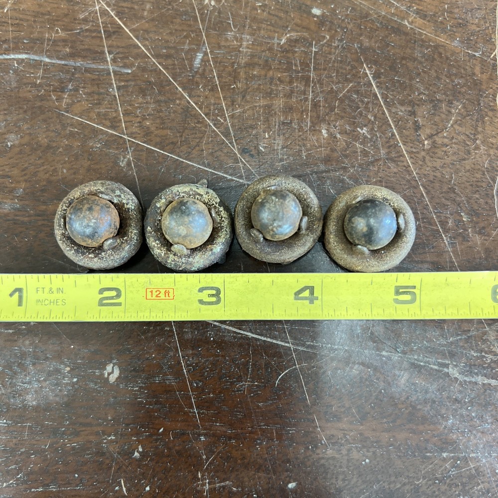 Rare 19thC Set Of Four Casters