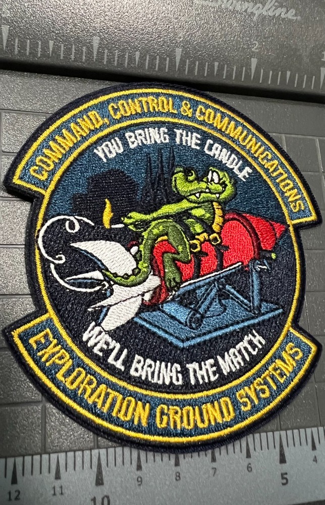 NASA Artemis Orion Space Launch Exploration Ground Systems Embroidered Patch