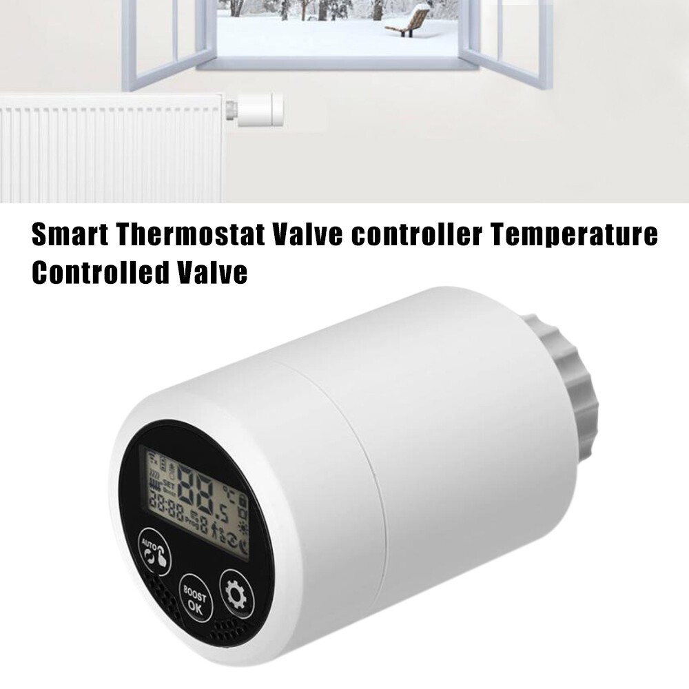 Neu Smart Thermostat Radiator Valve Actuator Programmable Temper Tuya Zigbee 3.0