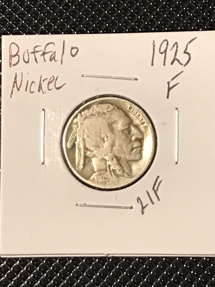 1925 Buffalo Nickel F
