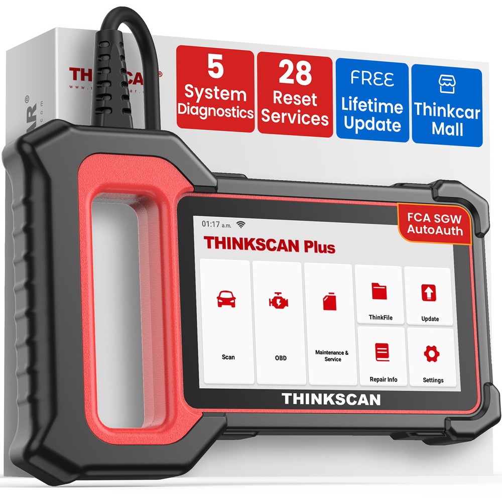 THINKCAR Automotive OBD2 Scanner Car Diagnostic Reset Tool ABS SRS Code Reader