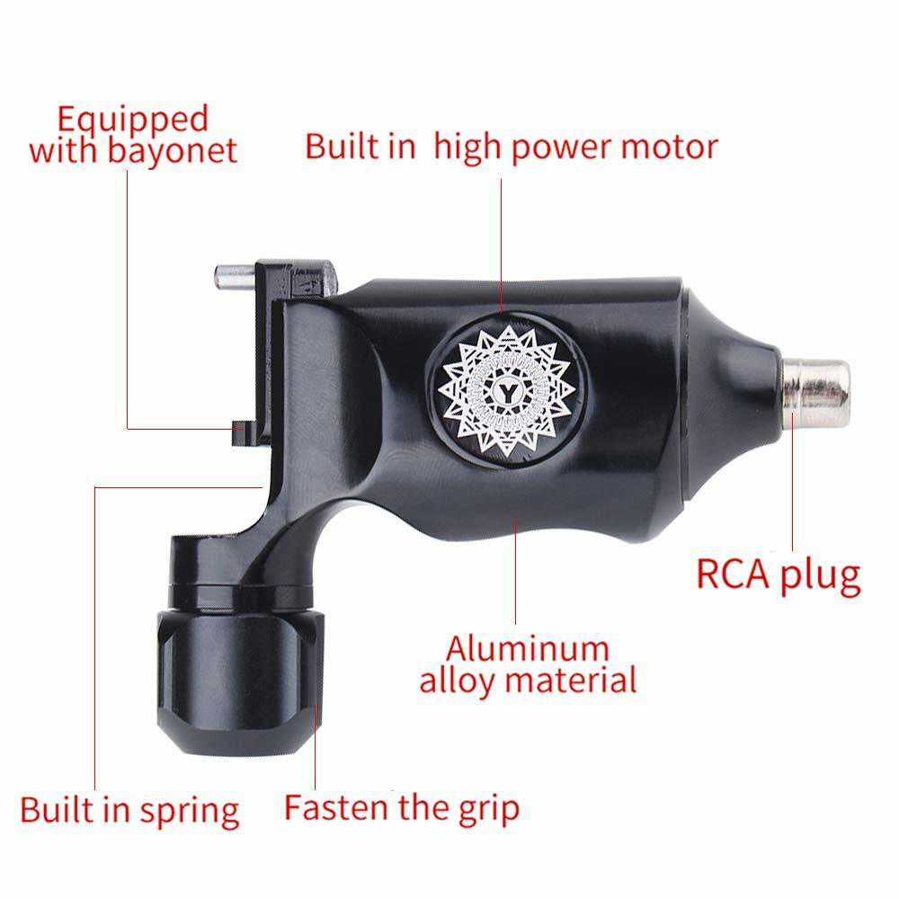 Tattoo Machine Kit Gun Set For Liner and Shader Machine Tools+Power Supply