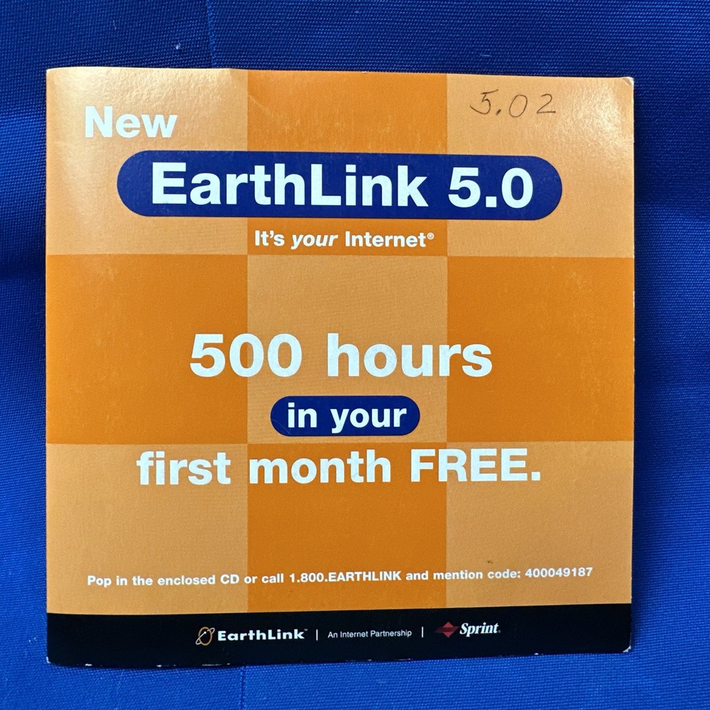 (3) Vintage Earthlink Internet Service Install CD's Discs Software PC Window