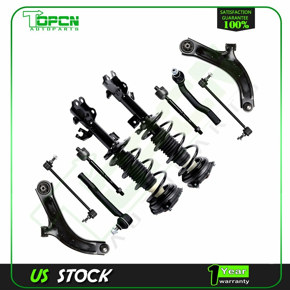 Fits Nissan Versa 2007-2012 10pc Front Quick Complete Struts & Suspension Kit
