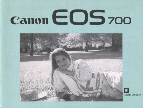 Canon EOS 700 Instruction Manual