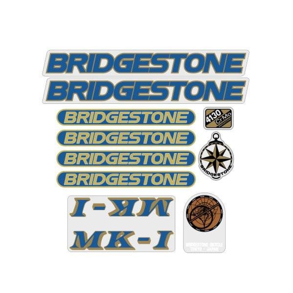 Bridgestone - MKI BLUE decal set