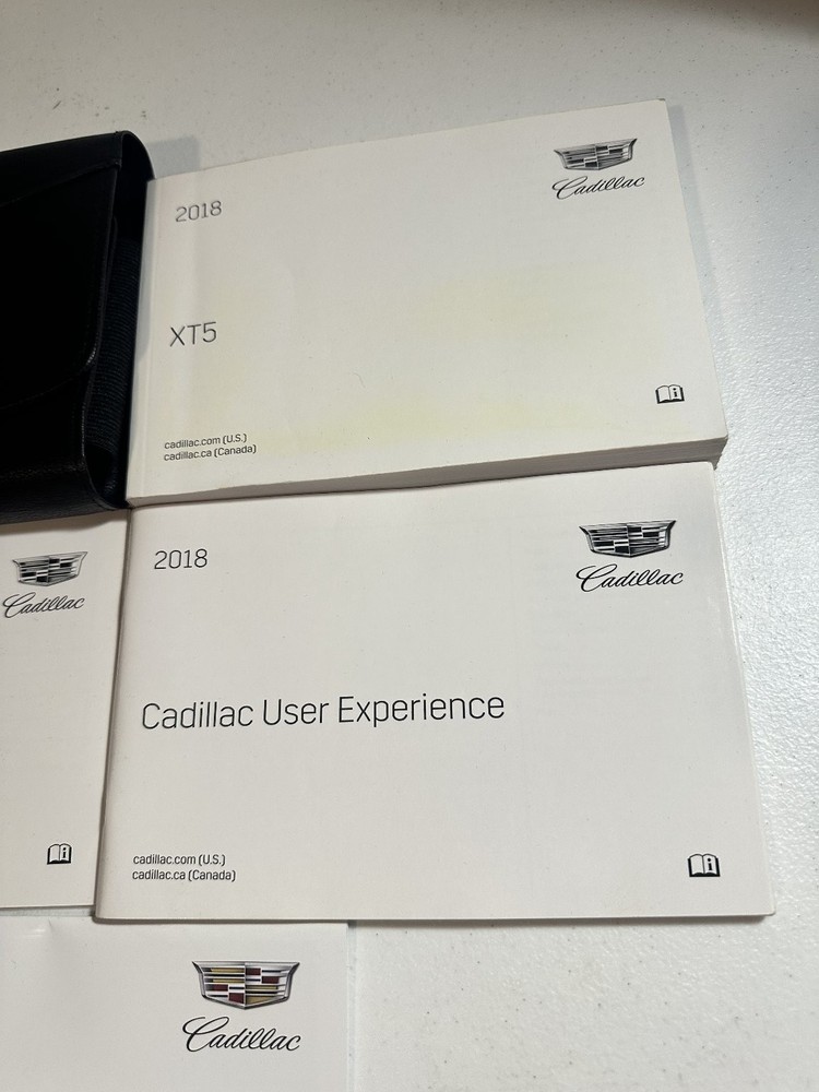 2018 Cadillac XT5 Owner Manual Set