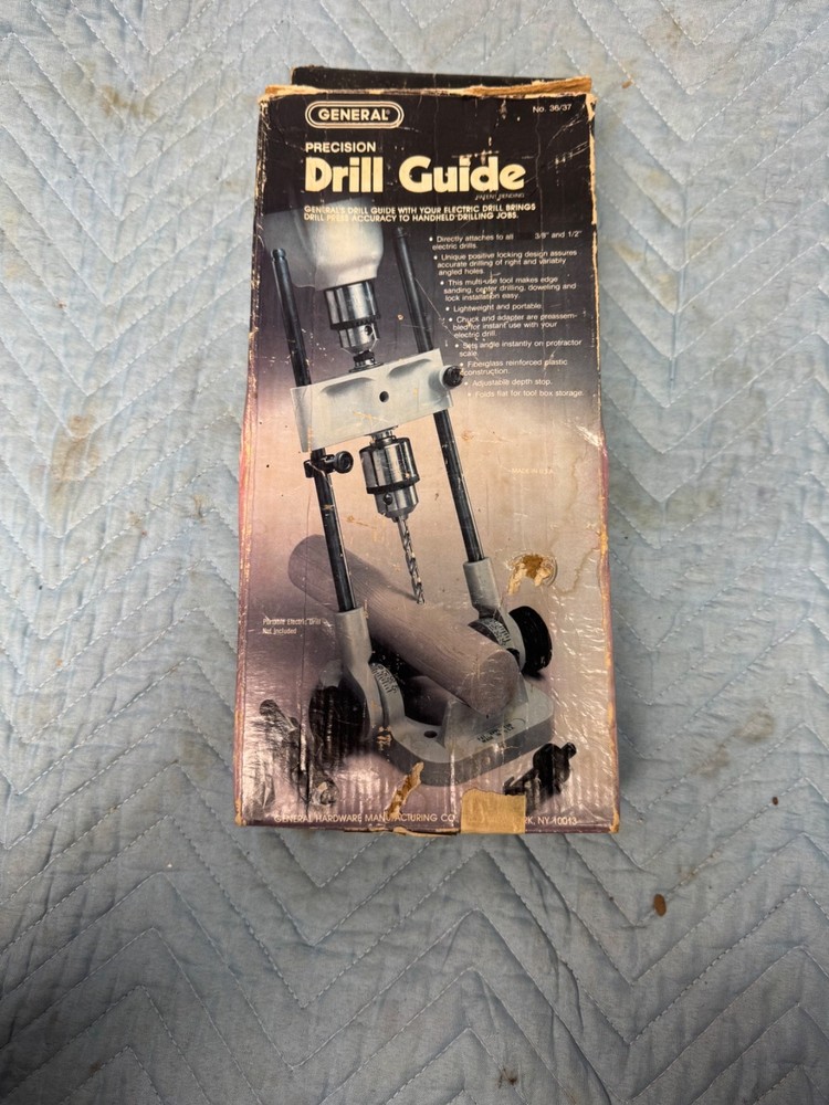 General Tools Model 36/37 Electric Drill Guide - instant drill press!