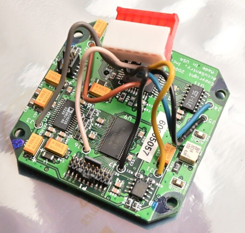 AccuSentry Machine Vision CCD Camera Sensor & Driver Board Assembly Gold/Ceramic