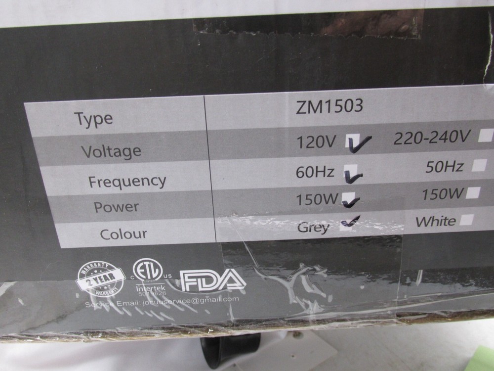 Jocuu Slow Masticating Juicer with 2-Speed Modes-Grey