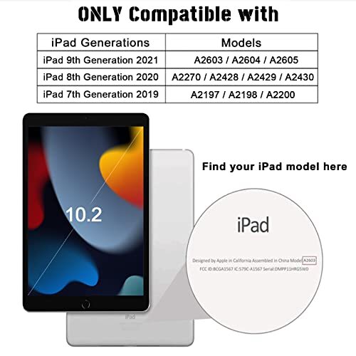 iPad 9th Generation Case, iPad 8th Generation Case, iPad 7th Generation Black