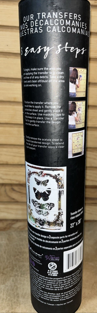 Re-Design with Prima Transfer - Butterfly Frame