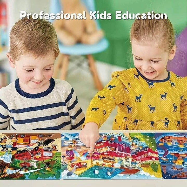 Weiff 3 Pack Jigsaw Puzzles for Kids, Age: 4+