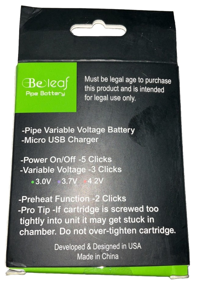 Rechargeable Pipe
