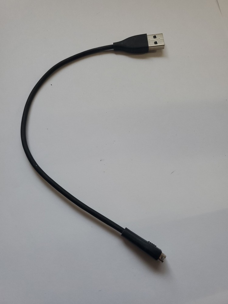 System-S Super Short USB Cable Charger for Fitbit Charge HR 9" Long