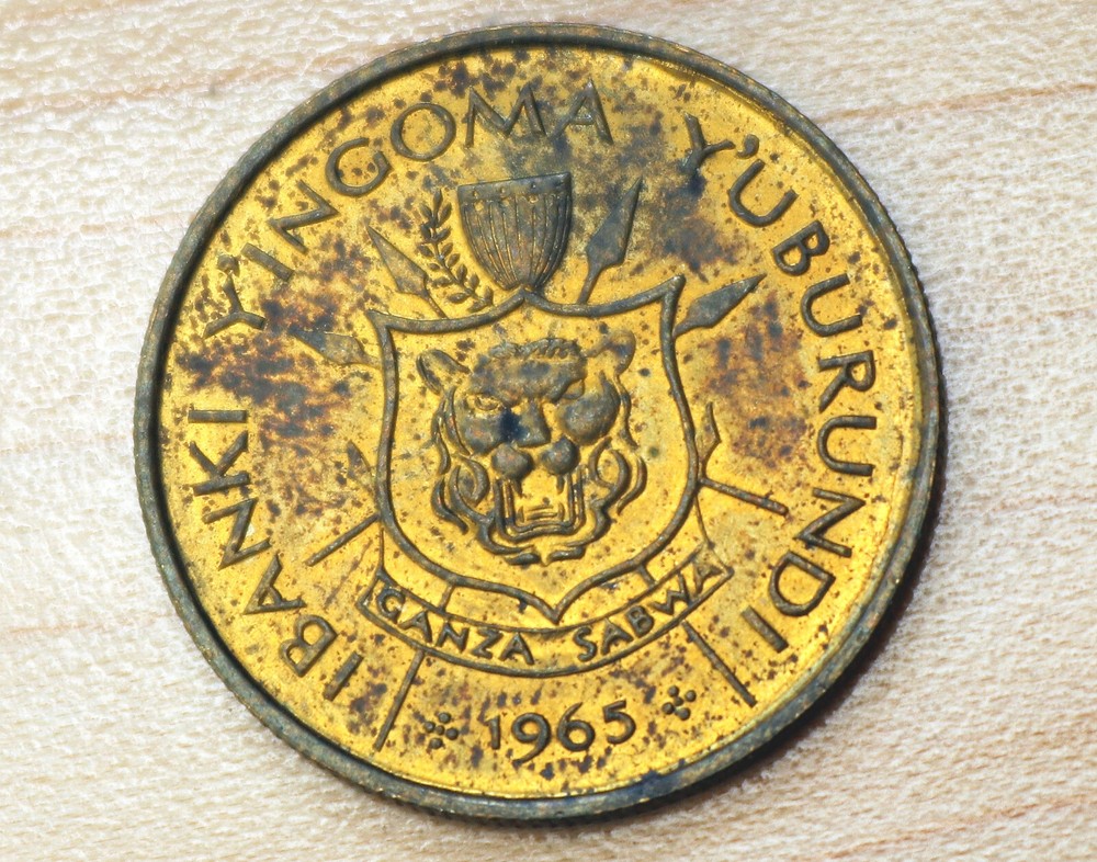 1965 Burundi 1 Franc