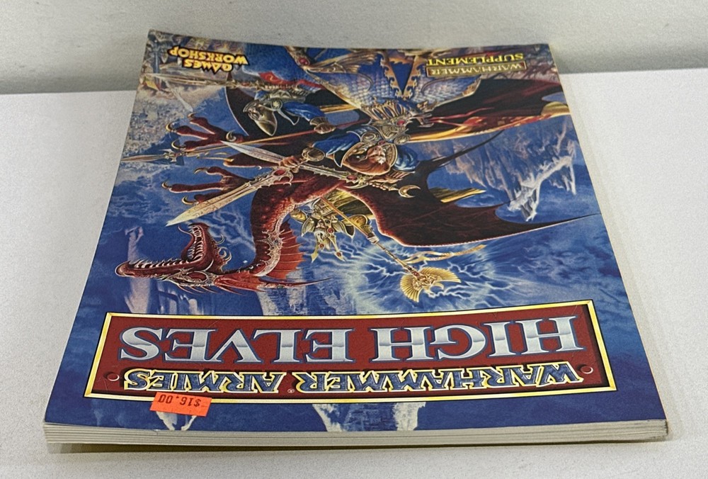WARHAMMER ARMIES HIGH ELVES SUPPLEMENT CODEX BOOK 1993
