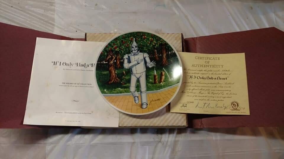 wizard of oz plate set