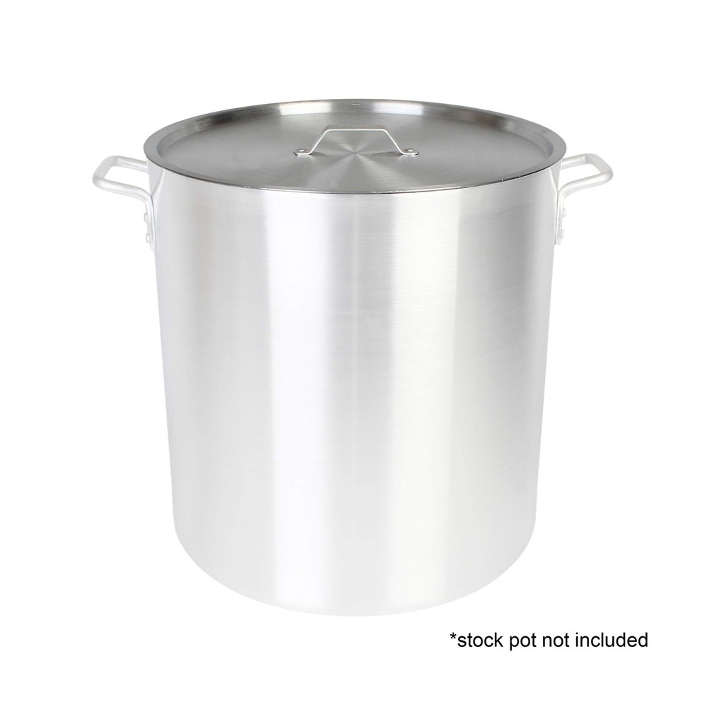 Stock Pot Lid, 80 Quart, Silver