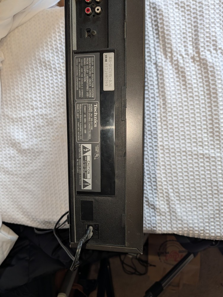 Stereo Double Cassette Deck Technics Rs-D170W