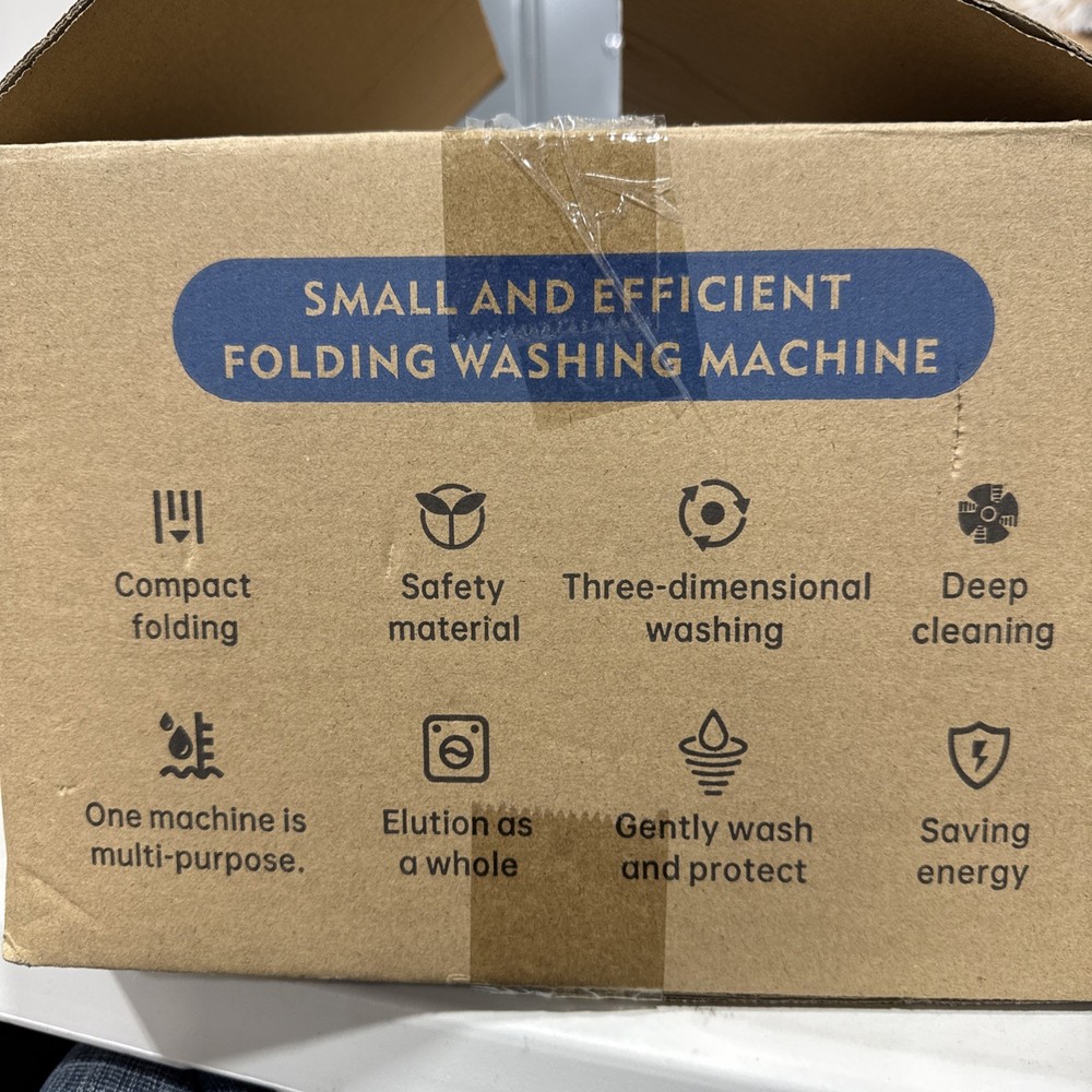 MULTI-FUNCTION FOLDING WASHING MACHINE CLOSE-FITTING MLSC-01 PURPLE 8L