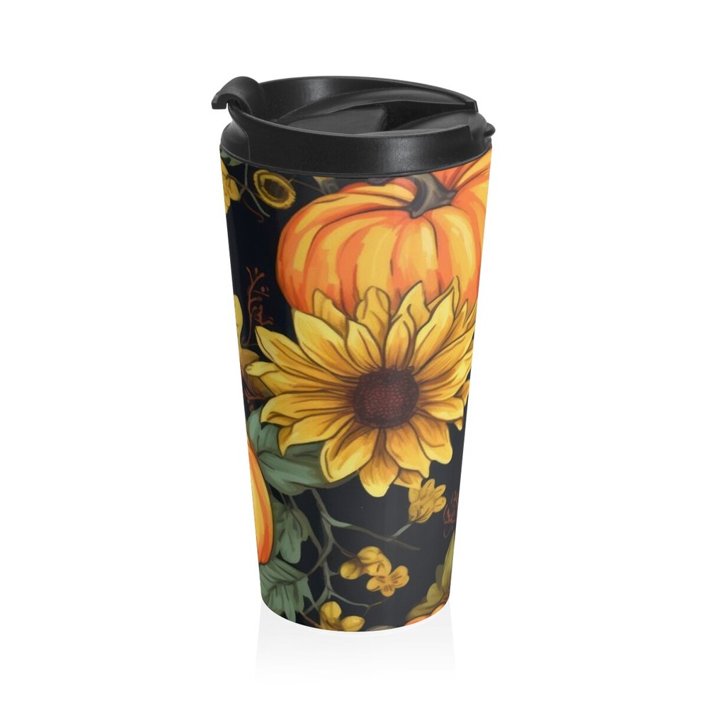 Fall Vibes Stainless Steel Travel Mug