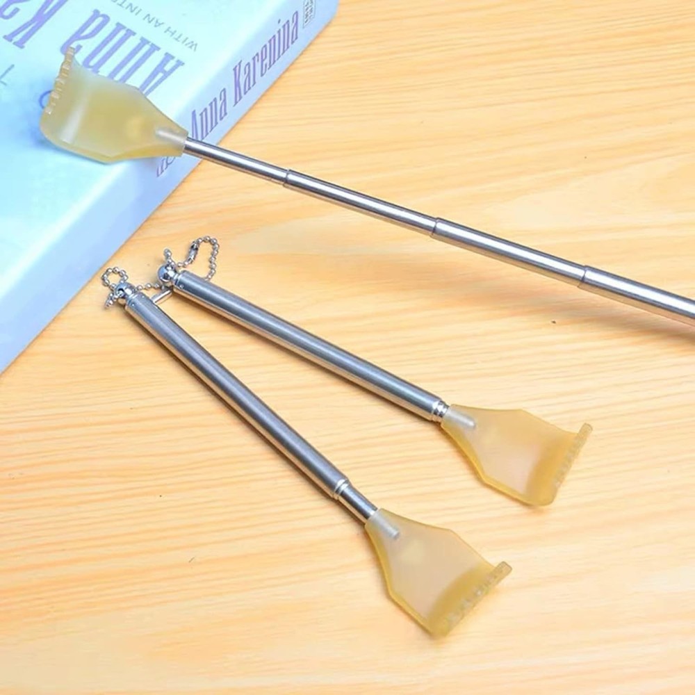Small Extendable Back Scratcher,Claw Shape Back Scraper Back Massage Stainles...