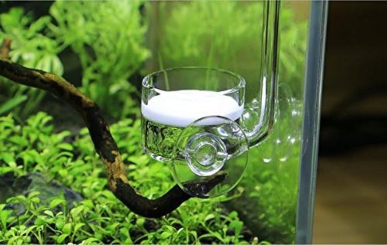 Efficient Ceramic CO2 Diffuser with Suction Cups for 30-50 Gallon Tanks
