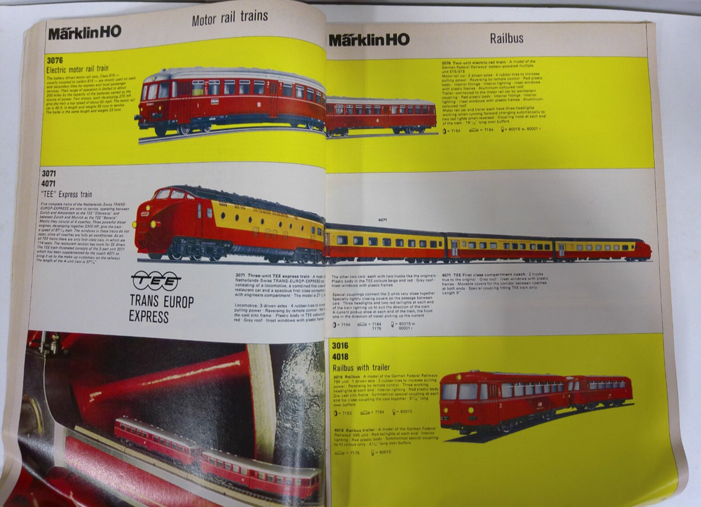Vintage Marklin 1973 Catalog