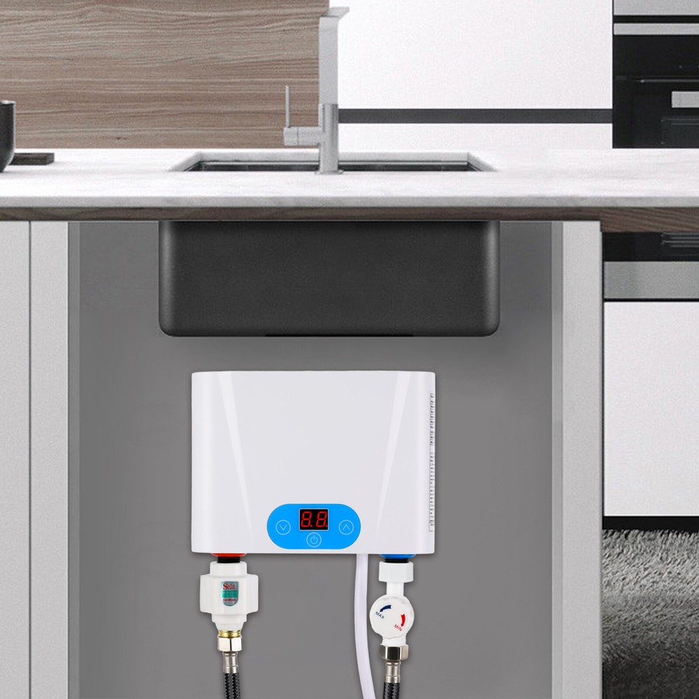 220V Electric Tankless Water Heater - Instant Hot Water, Space-Saving Design