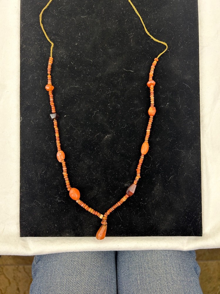 Ancient Bactrian Agate and Carnelian Beads