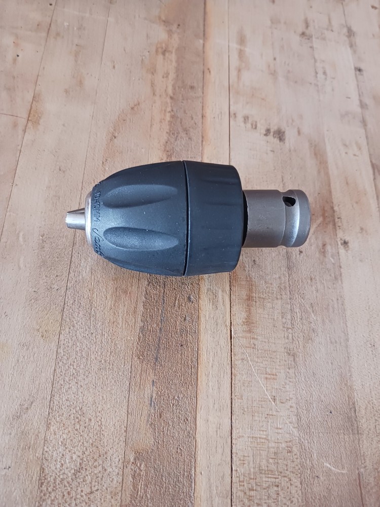 3/8" Jacobs keyless chuck with 1/2" square adapter for impact gun