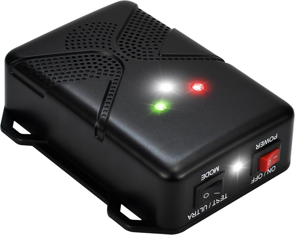 Cordless Ultrasonic & LED Mouse Repeller for Automobile Engine - Versatile use