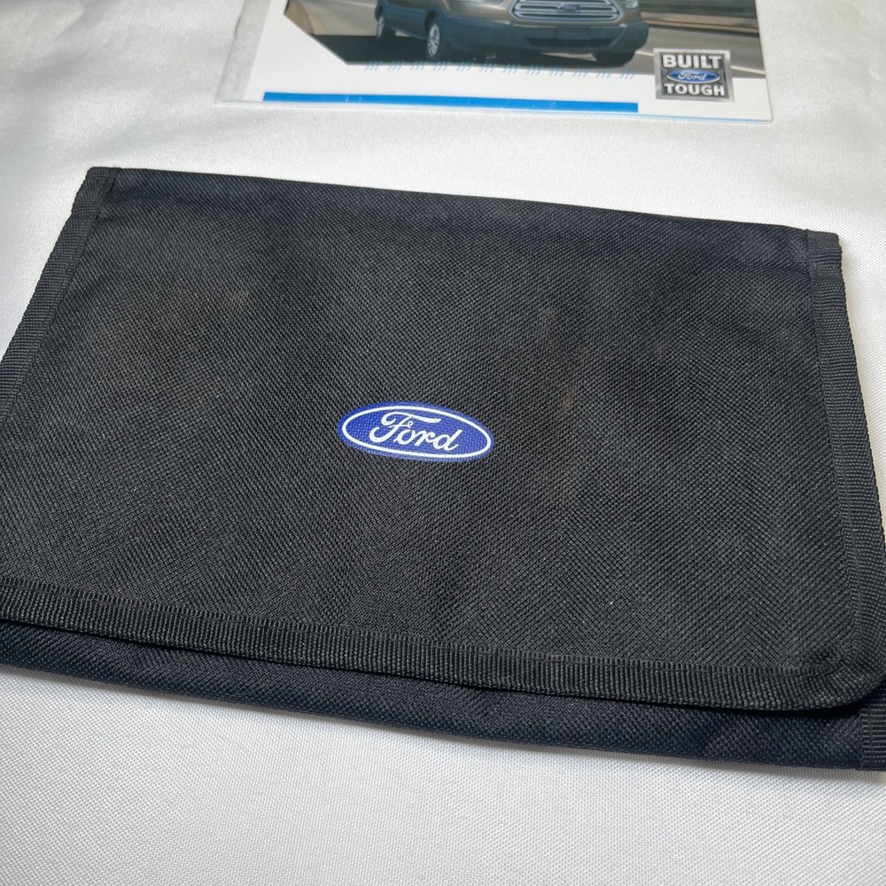 OEM 2019 Ford Transit Owner's Manual Set w/ Case, Quick Reference, & Tire Guide