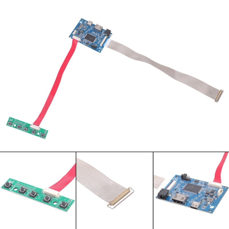 40pin EDP LCD Controller Board For 2K Displays Features HDTV-compatible Type C