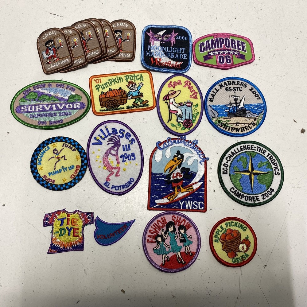 Girl Scouts Patch Lot