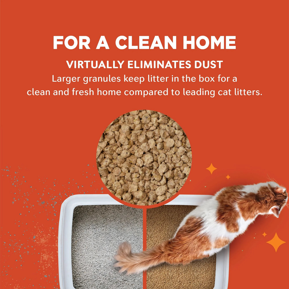Low Tracking & Dust Control Unscented Cat Litter | Flus