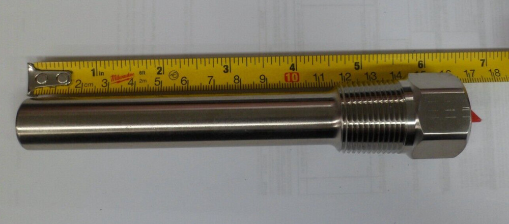 Ashcroft HT-512085 Threaded Thermowell 316/L