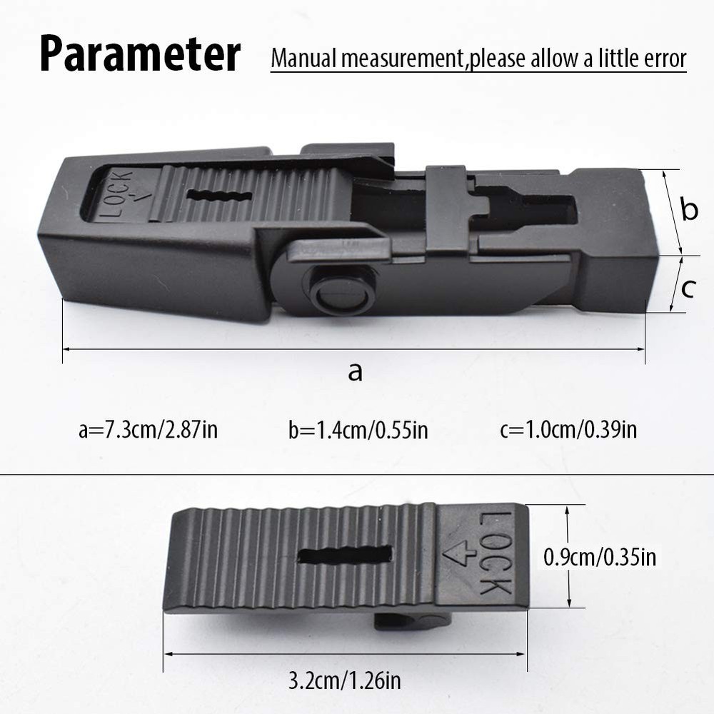 2pcs Front Windshield Wiper Blade Arm Lock Retaining Clip For BMW 5 E39 Audi...