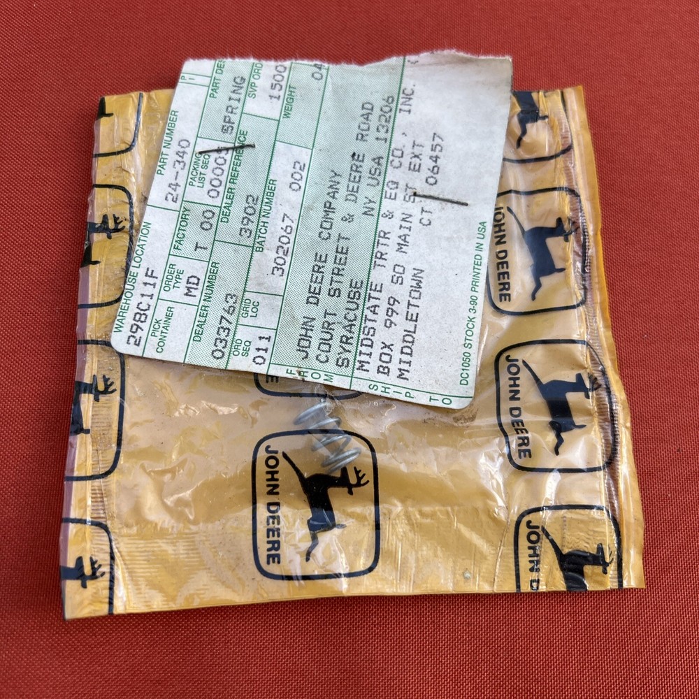 John Deere Original Equipment Spring #24-340